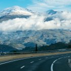 Carretera A-395 de acceso a Sierra Nevada, Granada.
