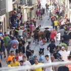 Festejo de 'bous al carrer' en imagen de archivo
