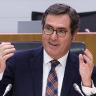 Archivo - El presidente de la CEOE, Antonio Garamendi, en una imagen de archivo.