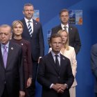 Pedro Sánchez en la foto de líderes de la cumbre de la OTAN