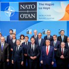 Foto de familia de la cumbre de la OTAN en la que no sale Pedro Sánchez.
