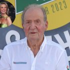 El Rey Juan Carlos y Corinna Larsen, en el círculo superior.