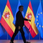 El presidente del PP, Alberto Núñez Feijóo, durante la segunda jornada del XXI Congreso Nacional del Partido Popular