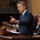 El presidente del PP, Alberto Núñez Feijóo, interviene durante un pleno extraordinario, en el Congreso de los Diputados, a 9 de julio de 2025
09 JULIO 2025;KOLDO;SANTOS CERDAN;CORRUPCION
09/7/2025