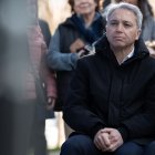 Vicent Vallés, en la inauguración del parque de José María Carrascal en febrero.