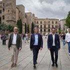 Núñez Feijóo, en su visita de este viernes a Barcelona