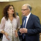 Maria Jesus Montero y Cristóbal Montoro