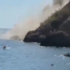 Desprendimiento en Maro, Nerja, Málaga.