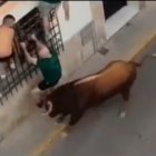 Momento del suceso en Ubrique.