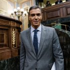 Pedro Sánchez, este miércoles en el Congreso de los Diputados.