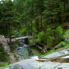 El chorro desde la subida a las Fuentes.