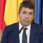 El presidente de la Generalitat Valenciana, Carlos Mazón, anuncia su dimisión