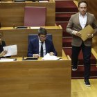 El síndic del PP, Juanfran Pérez Llorca, en el pleno de Les Corts