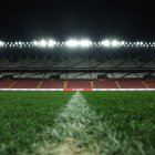 MADRID, SPAIN - FEBRUARY 07: General view inside the stadium prior to the LaLiga match between Rayo Vallecano and Real Valladolid CF at Estadio de Vallecas on February 07, 2025 in Madrid, Spain. (Photo by Florencia Tan Jun/Getty Images)