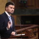 El portavoz de ERC en el Congreso, Gabriel Rufián