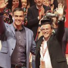 Pedro Sánchez junto a Miguel Ángel Gallardo