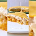 El corte perfecto: capas jugosas de patata, relleno de bonito y mayonesa, y una ‘txapela’ que lo corona todo. Cremosa, contundente y sin cebolla.