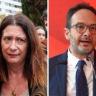La fontanera del PSOE, Leire Díez, y el secretario de Estado de Telecomunicaciones, Antonio Hernando