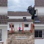 La vivienda en su estado original, con la fachada deteriorada y signos evidentes de abandono, antes de iniciar la reforma documentada por Cristina en su proyecto @balinese.villa.