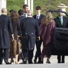 Juan Urdangarin, Pablo Urdangarin y Johanna Zott a su llegada al Palacio El Pardo-