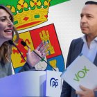 María Guardiola, Partido Popular y Óscar Fernández Vox