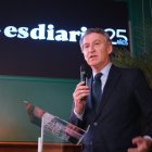 El presidente del PP Alberto Núñez Feijóo en el acto del 25 aniversario de Esdiario
