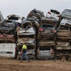 Coches siniestrados en la DANA