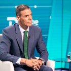 Pedro Sánchez en la única entrevista que ha dado en un año con Pepa Bueno en RTVE