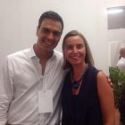 Pedro Sánchez con la ex jefa diplomática de la Unión Europea, Federica Mogherini
