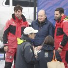 Juan Carlos I, en Sanxenxo el pasado noviembre.