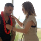 Albert Barranco y Sandra Barneda en La Isla de las Tentaciones