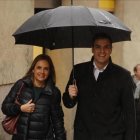 Susana Sumelzo, actual secretaria de Estado para Iberoamérica, con Pedro Sánchez