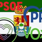 PP, Vox, PSOE y Unidas por Extremadura