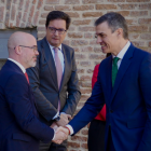 Francisco Martín Aguirre con Pedro Sánchez.