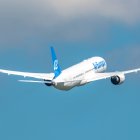Avión de la compañía de Hidalgo sobrevolando los cielos españoles. 
Remitida por AIR EUROPA
27/8/2024