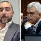 Víctor de Aldama y Santo Cerdán en su comparecencia en el Senado