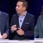 Candidatos a la Asamblea Extremadura, Miguel Ángel Gallardo (PSOE?), Fernández Calle (Vox) e Irene de Miguel (UPEx)