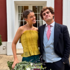 Manuela Ochoa y su pareja Pedro.