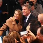 María Guardiola y el presidente del PP, Alberto Núñez Feijóo