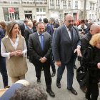José Luis Ábalos y Koldo García, en Lugo en marzo de 2019.