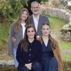 Los Reyes y sus hijas han enviado su tradicional felicitación navideña