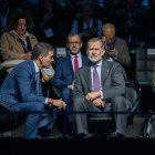 Pedro Sánchez (y el Rey Felipe VI, en una foto de marzo de 2025.