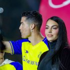 Cristiano Ronaldo y Georgina Rodríguez en la presentación del Al Nassr FC.