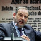 José Luis Ábalos en su comparecencia anterior en el Senado