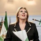 La consejera de Economía, Hacienda y Fondos Europeos de la Junta de Andalucía y portavoz del Gobierno, Carolina España.
