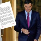 El presidente del Gobierno, Pedro Sánchez