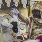 Juan Espadas encarnó al rey Baltasar en la Cabalgata de Sevilla de 2017.