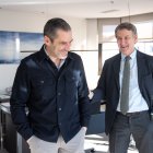 Borja Sémper y Alberto Núñez Feijóo en la sede del PP