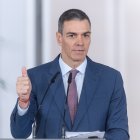 El presidente del Gobierno, Pedro Sánchez, ofrece una rueda de prensa tras recibir al primer ministro de Grecia, Kyriákos Mitsotákis, en La Moncloa, a 12 de enero de 2026, en Madrid (España). Los dos dirigentes han abordado las relaciones bilaterales y los intereses comunes de cara a la agenda europea así como la situación en Venezuela.

Eduardo Parra / Europa Press
12/1/2026