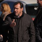 El ministro de Transporte, Óscar Puente, en Adamuz